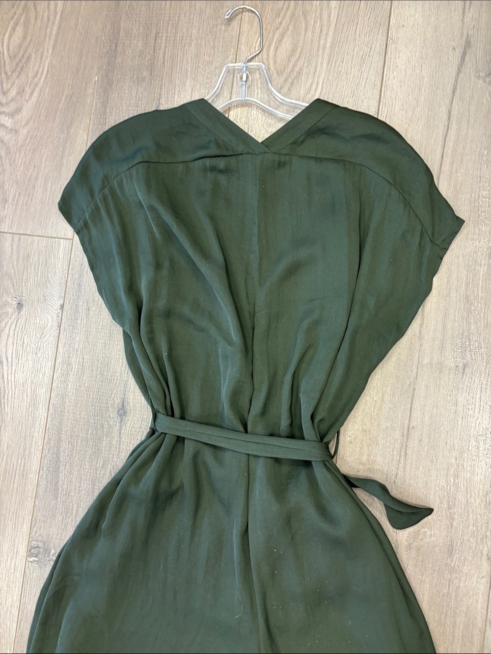 Anthropologie All in Favor Olive Green Jumpsuit - Picture 7 of 8
